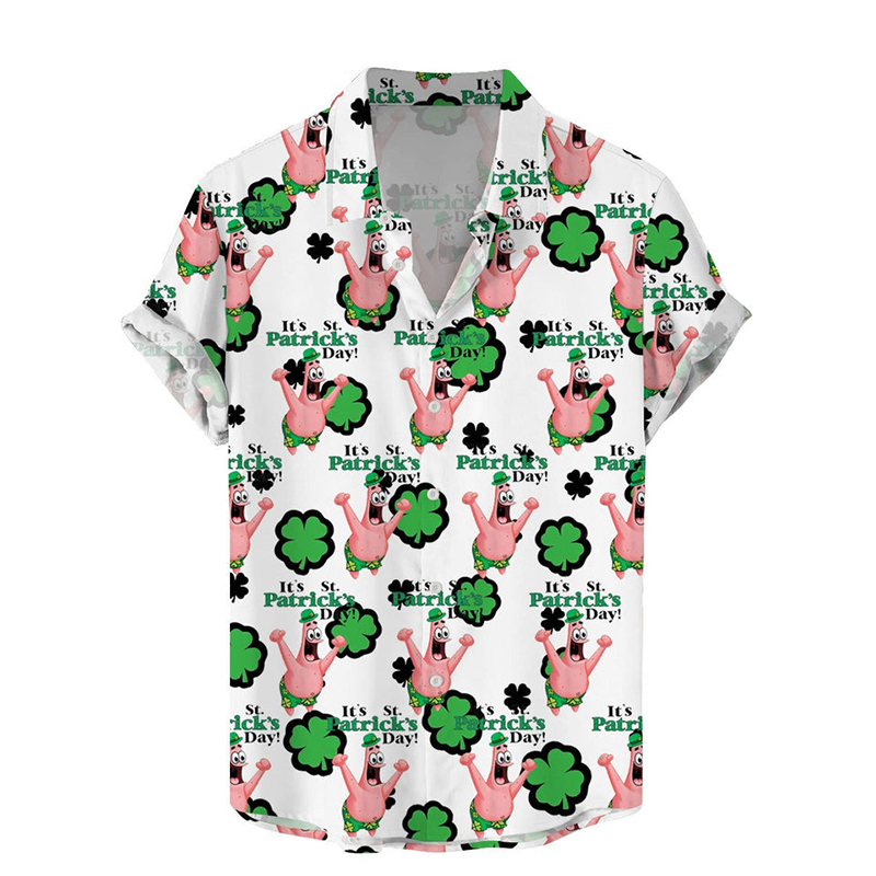 St. Patrick's Day Hidden Rooster Print Shirt