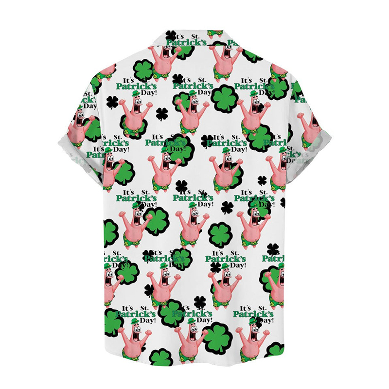 St. Patrick's Day Hidden Rooster Print Shirt