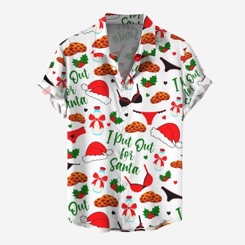 Funny Ugly Posture Print Hawaiian Shirts