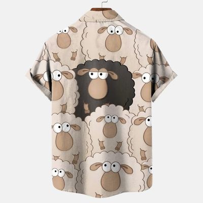 Men's Black Sheep Funny Sheep Short Sleeve Shirt