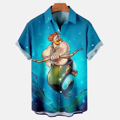 Gay Pride Mermaid Funny Printing Shirt