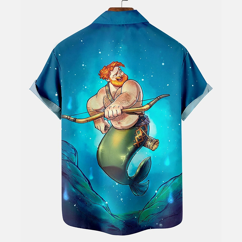 Gay Pride Mermaid Funny Printing Shirt