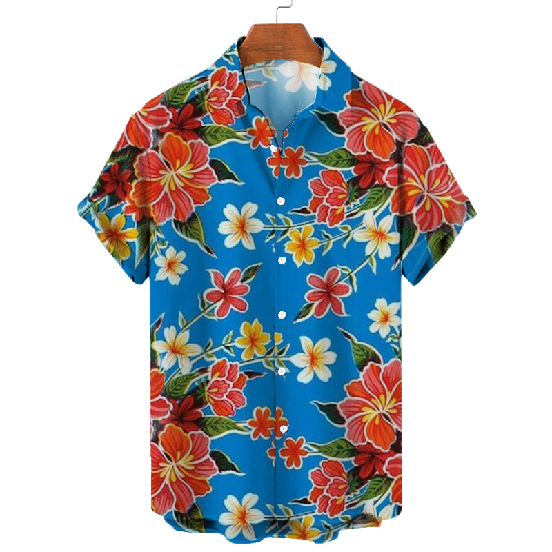 China Northeast Flower Print Shirt