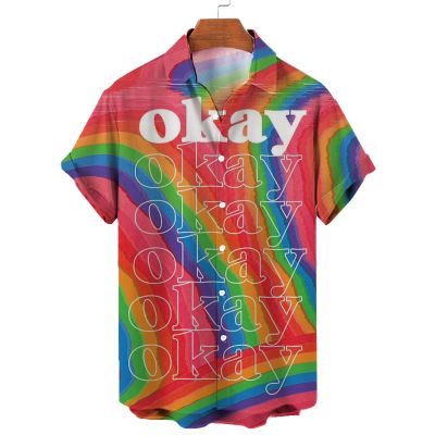 Be Proud Rainbow Print Shirt