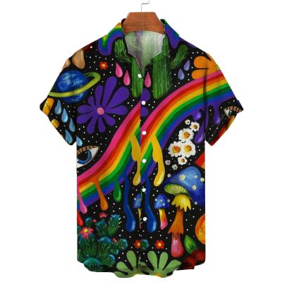 Be Proud Rainbow Print Shirt