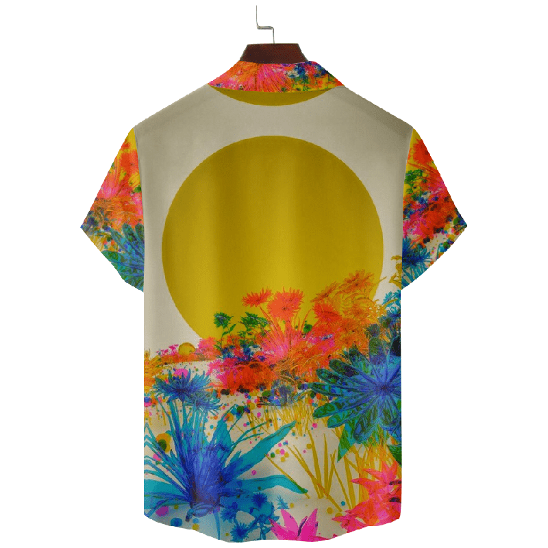 Art Painted Hawaiian Vacation Shirt