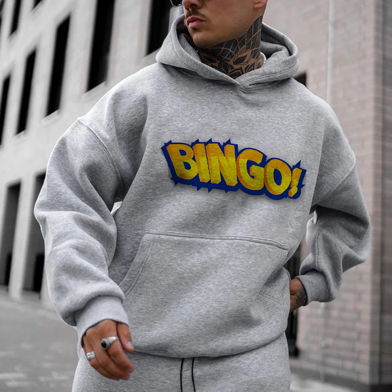 Bingo Print Hoodie