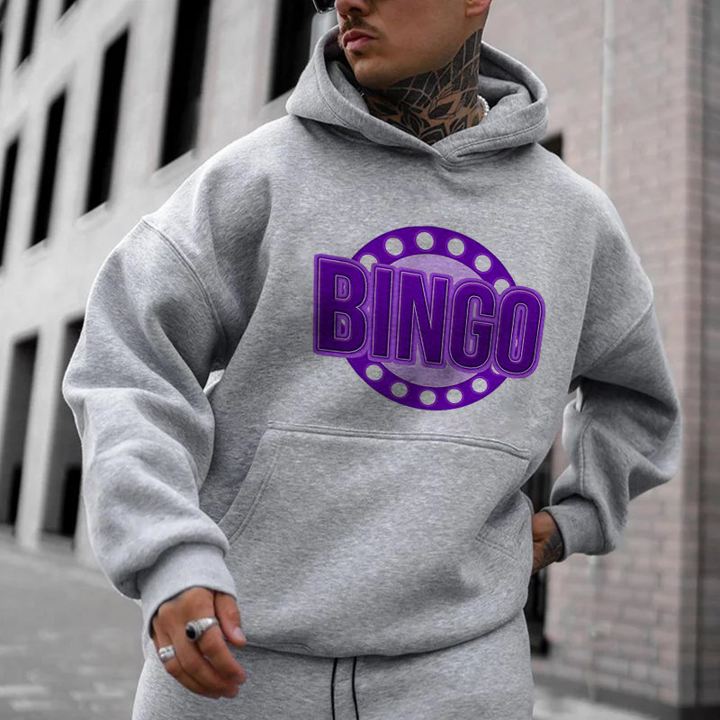 Bingo Print Hoodie