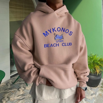 Mykonos Beach Club printed Hoodies