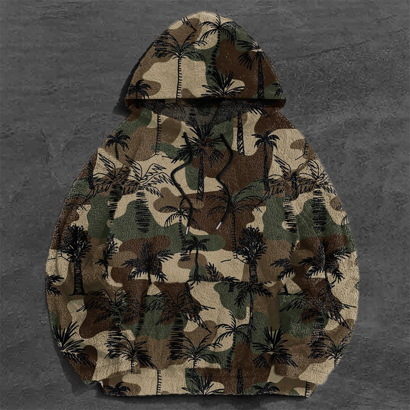 Flannel Coconut Camo Hoodie