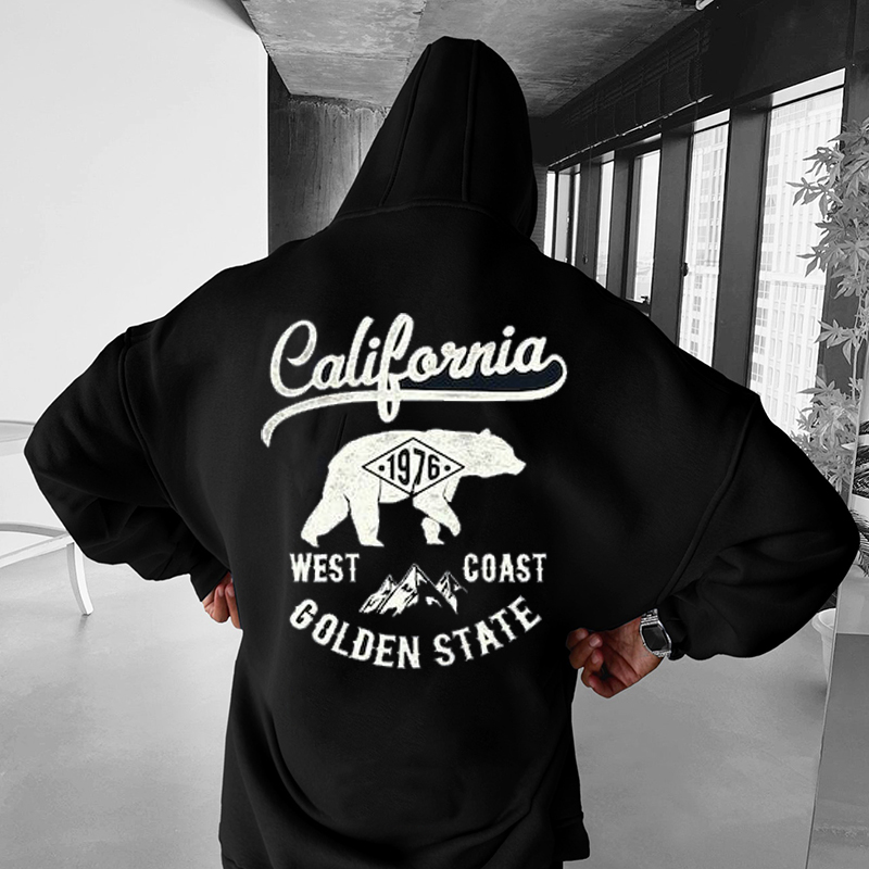 Street California Print Hoodies