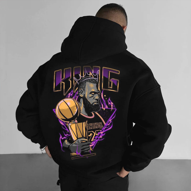 King of Basketball Graffiti Hoodie