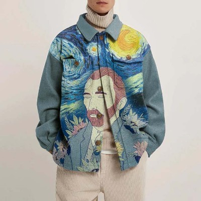 Artist Series Starry Sky Shirt Jacket