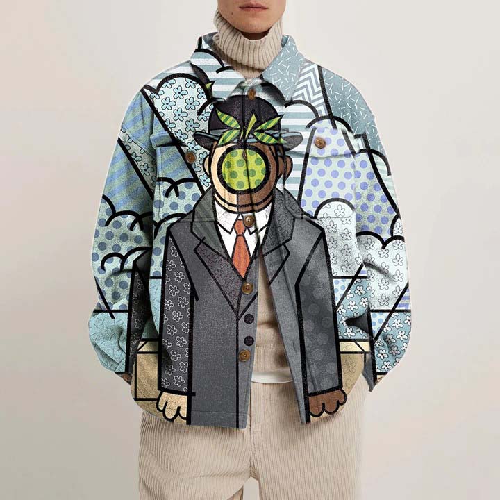 Artist Series Apple Man Shirt Jacket