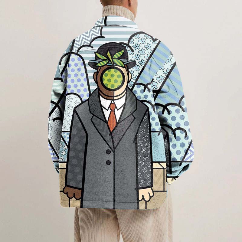 Artist Series Apple Man Shirt Jacket