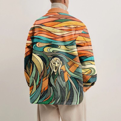 Artist Collection Abstract Painting Shirt Jacket