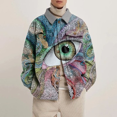 Art Graffiti Eyes Shirt Jacket