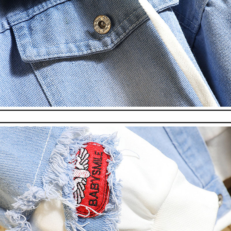 Scenery Smiley Denim Jacket