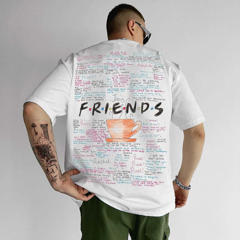 Friends Print Short Sleeve T-Shirt