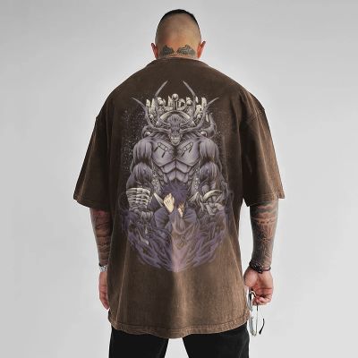 Street Comic Monster Washed Printed T-shirt