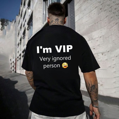 I Am Vip Printed T-shirt