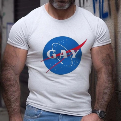 Gay Print Pride T-Shirt