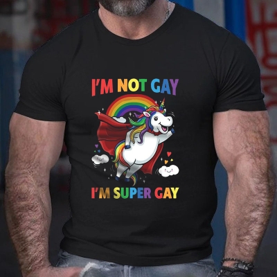 Gay Print Pride T-Shirt