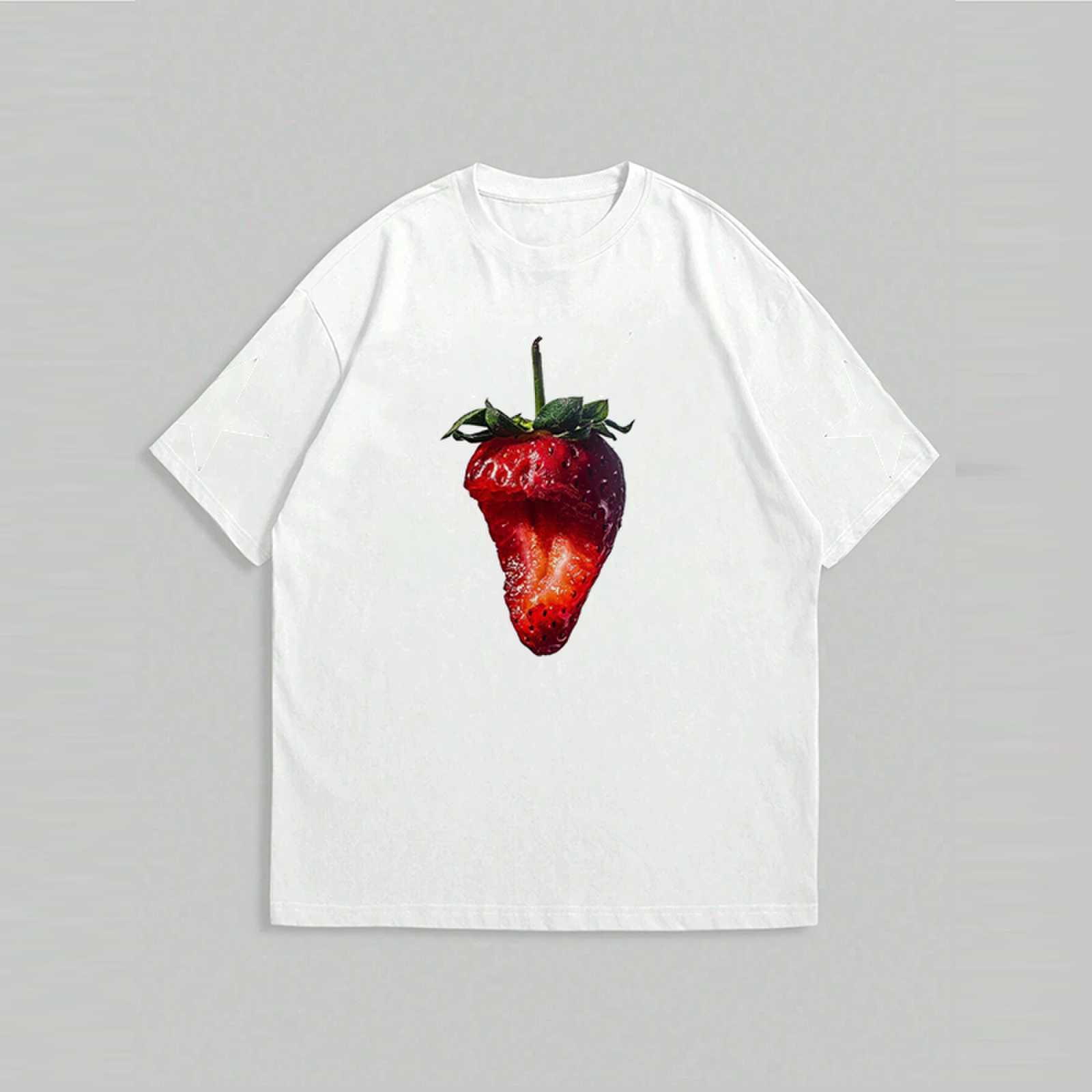 Fruit Pattern Cotton T-shirt