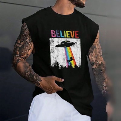 Rainbow Pride Print T-Shirt