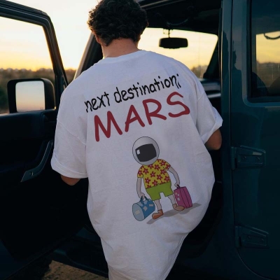 Next Destination Mars Printed T-shirt