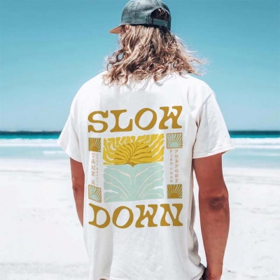 Slow Down Printed T-shirt