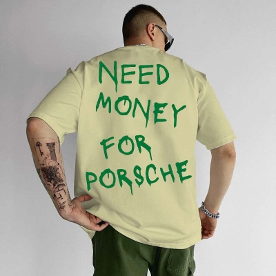 Streets Need Money for Porsche Printed T-shirts