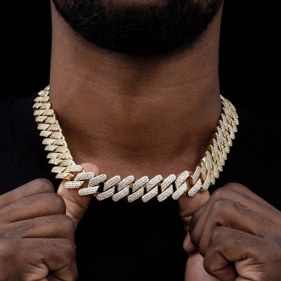 Paved 20mm 20" Miami Cuban Link Chain