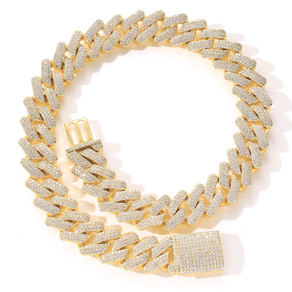 Paved 20mm 20" Miami Cuban Link Chain