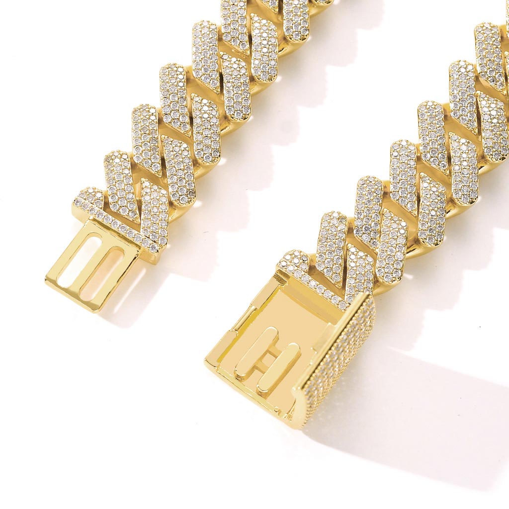 Paved 20mm 20" Miami Cuban Link Chain