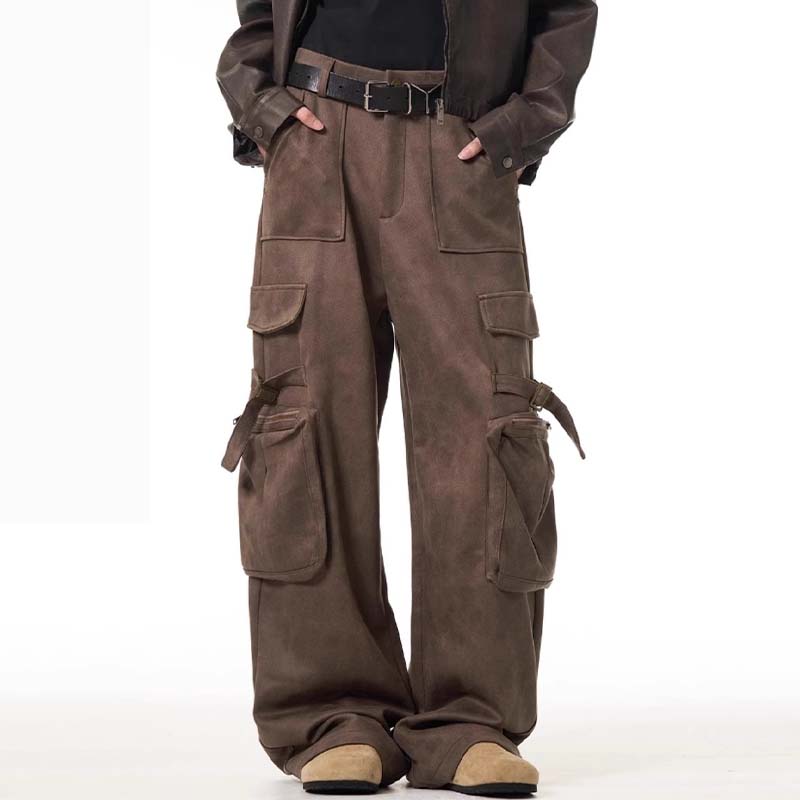 Multi Pocket Cargo Retro Casual Pants