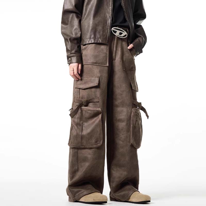 Multi Pocket Cargo Retro Casual Pants