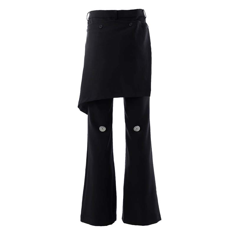 Cleanfit Curved Skirt Detachable Flared Trousers