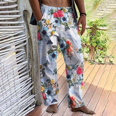 Beach Tie Dye Printed Casual Pants