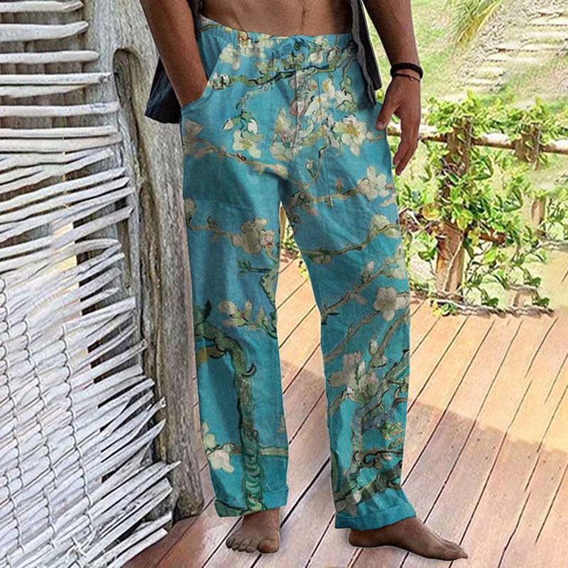 Beach Tie Dye Printed Casual Pants