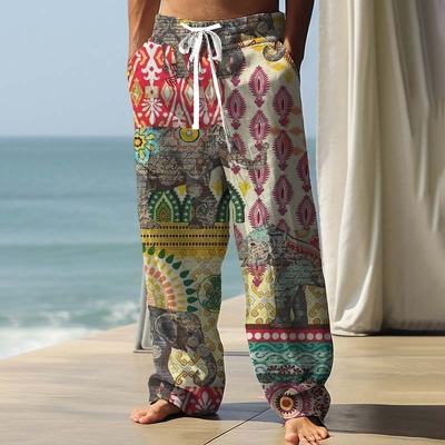 Ethnic Printed Casual Pants