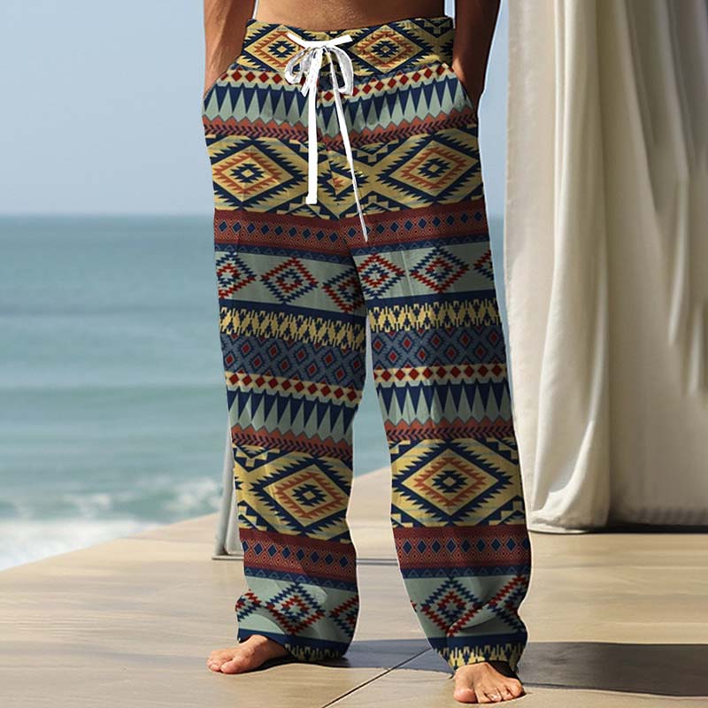 Ethnic Printed Casual Pants