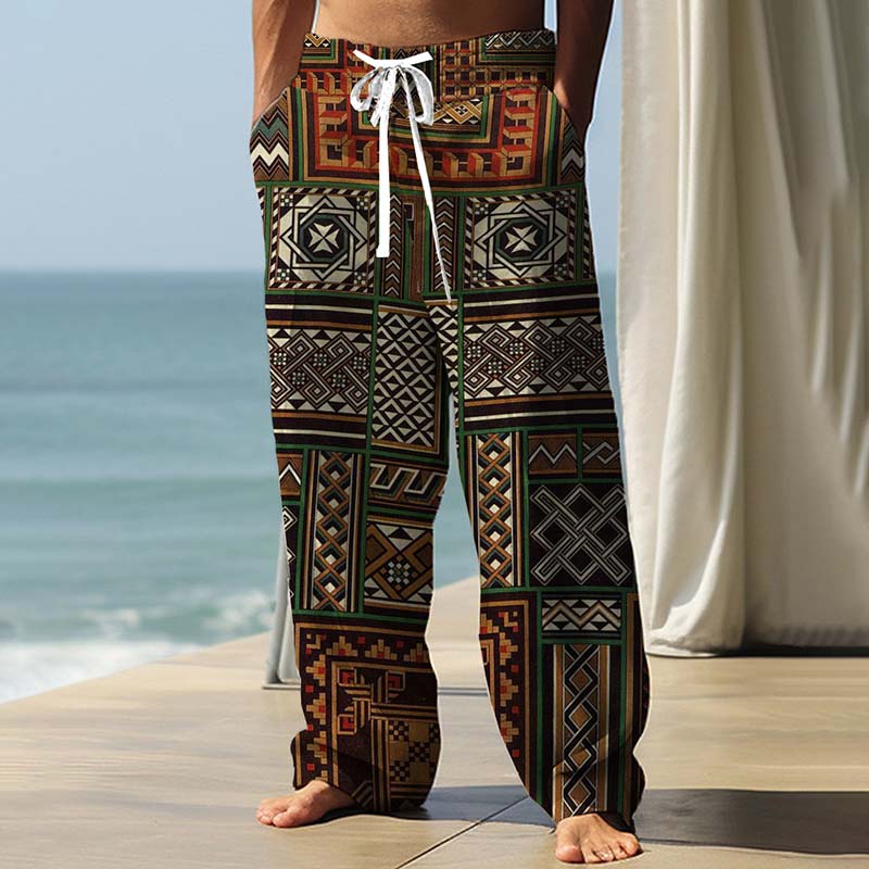 Ethnic Printed Casual Pants