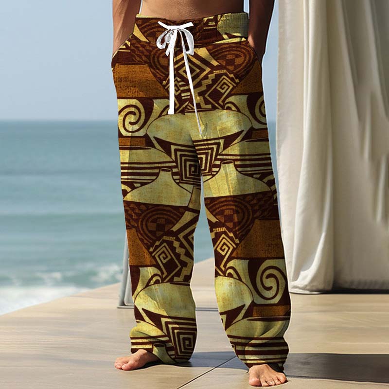 Ethnic Printed Casual Pants