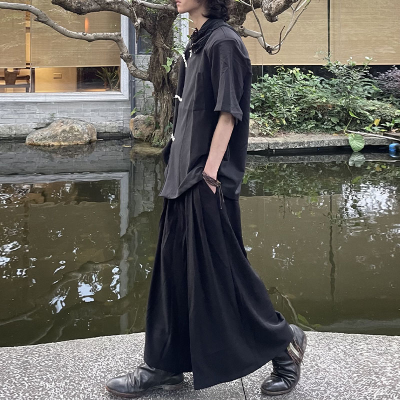 Yohji Yamamoto Style Japanese Retro Casual Pants