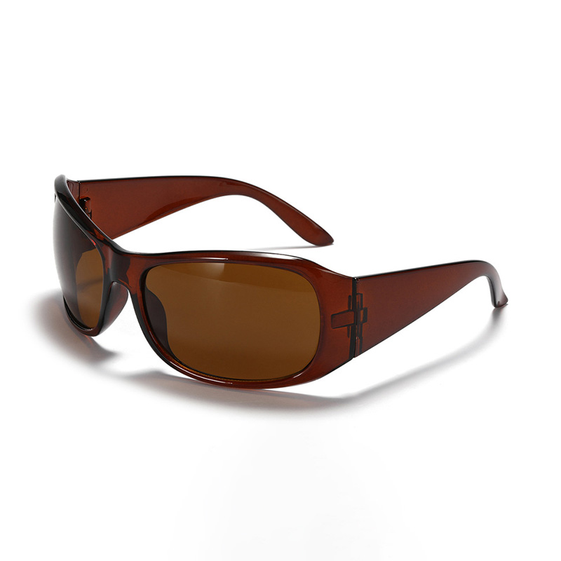 Y2K Futuristic Large Frame Personalized Sunglasses