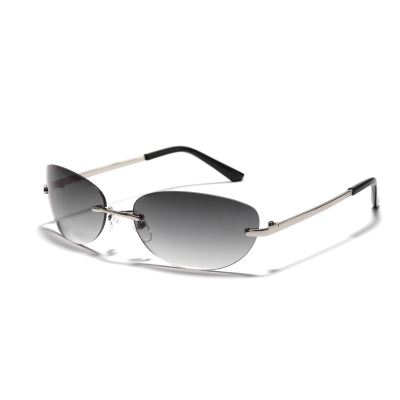 Y2K Retro Rimless Fashion Sunglasses