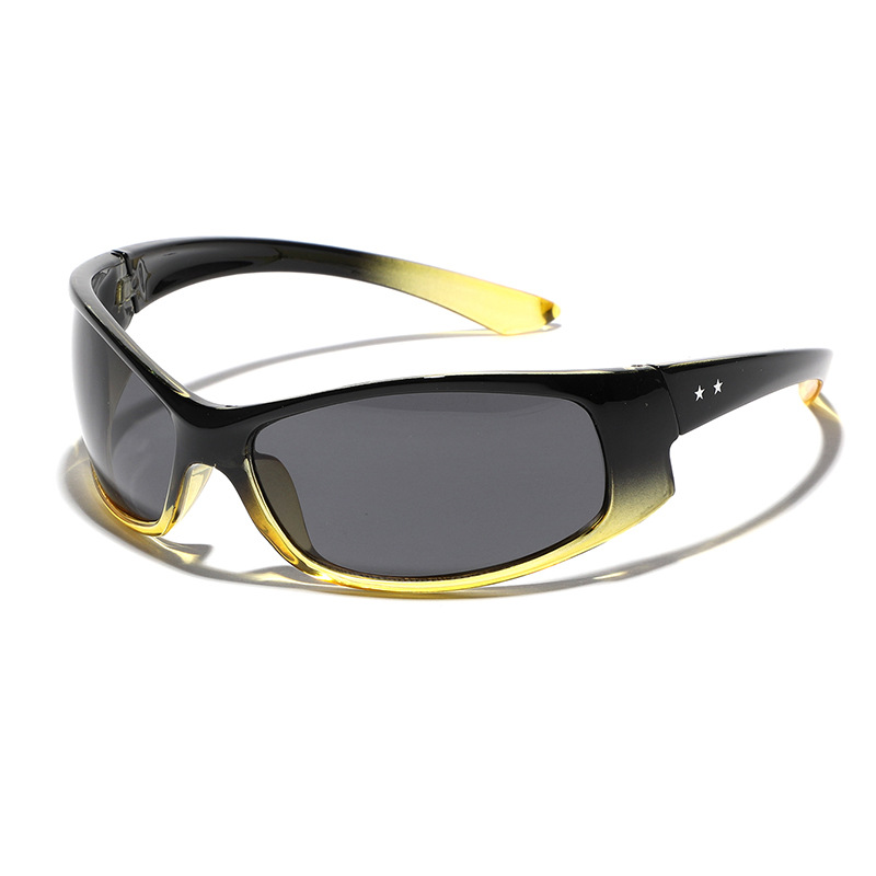 Y2K Futuristic Cycling Star Sunglasses