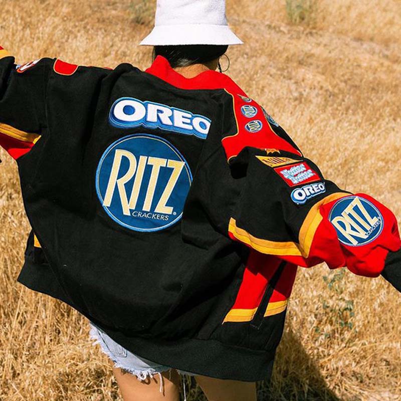 Vintage Ritz Oreo Nascar Racing Jacket - Helloice Apparel