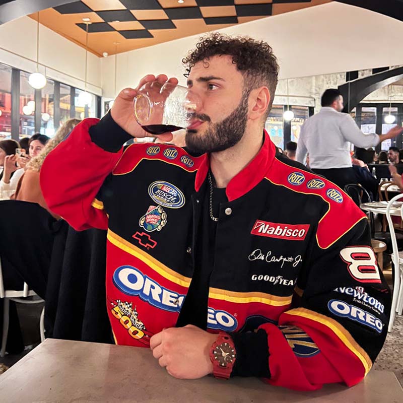 Vintage Ritz Oreo Nascar Racing Jacket